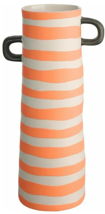 ASA Vase, orange gestreift