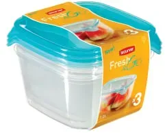 Frischhaltedose transparent 3 x 1,2 l