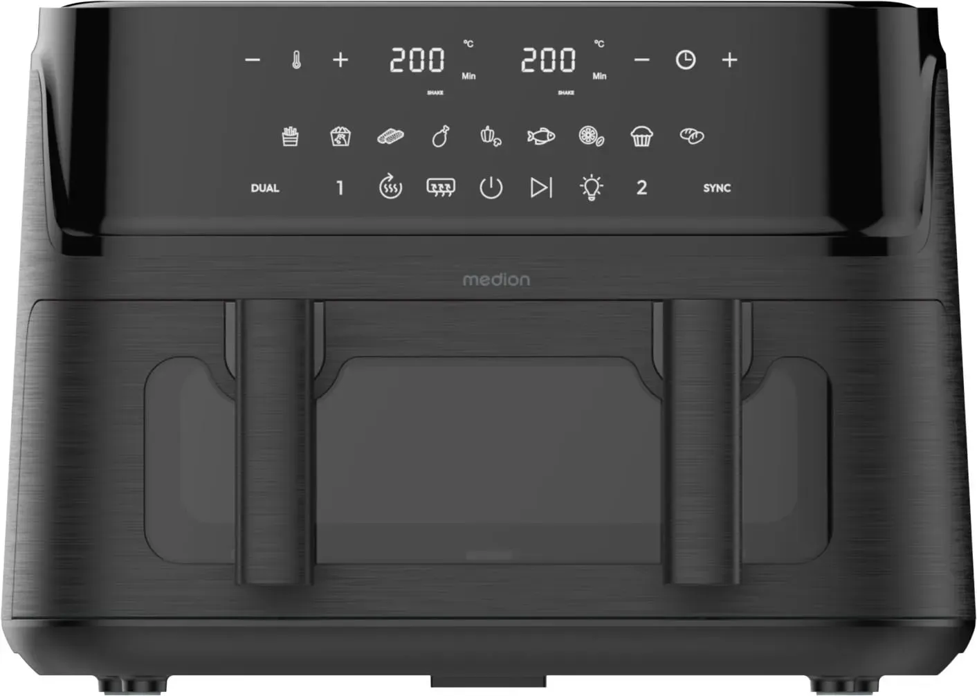 Heißluftfritteuse MD 100057 schwarz