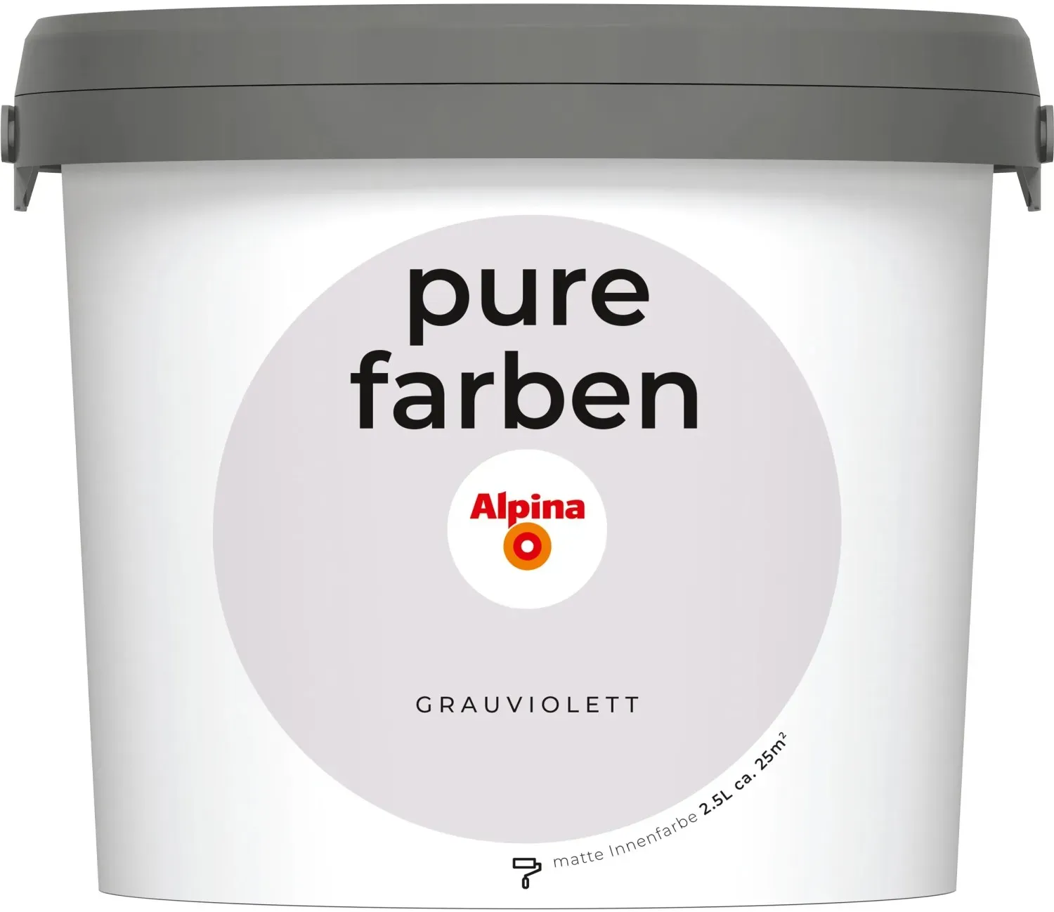 Wandfarbe Grauviolett 2,5 l