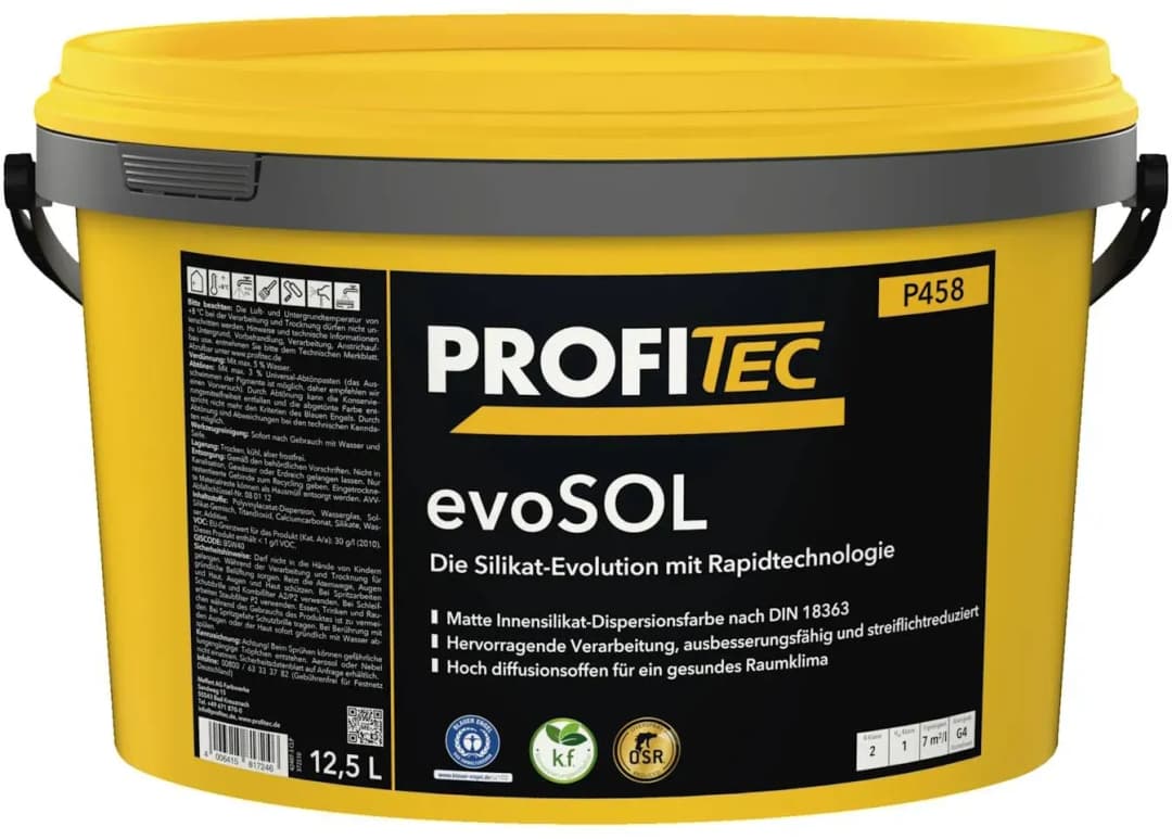 P458 evoSOL 12,5 l, weiß