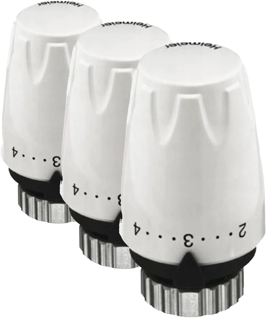 Thermostatkopf DX mit eingebautem Fühler weiß RAL 9016 Heizkörperthermostat