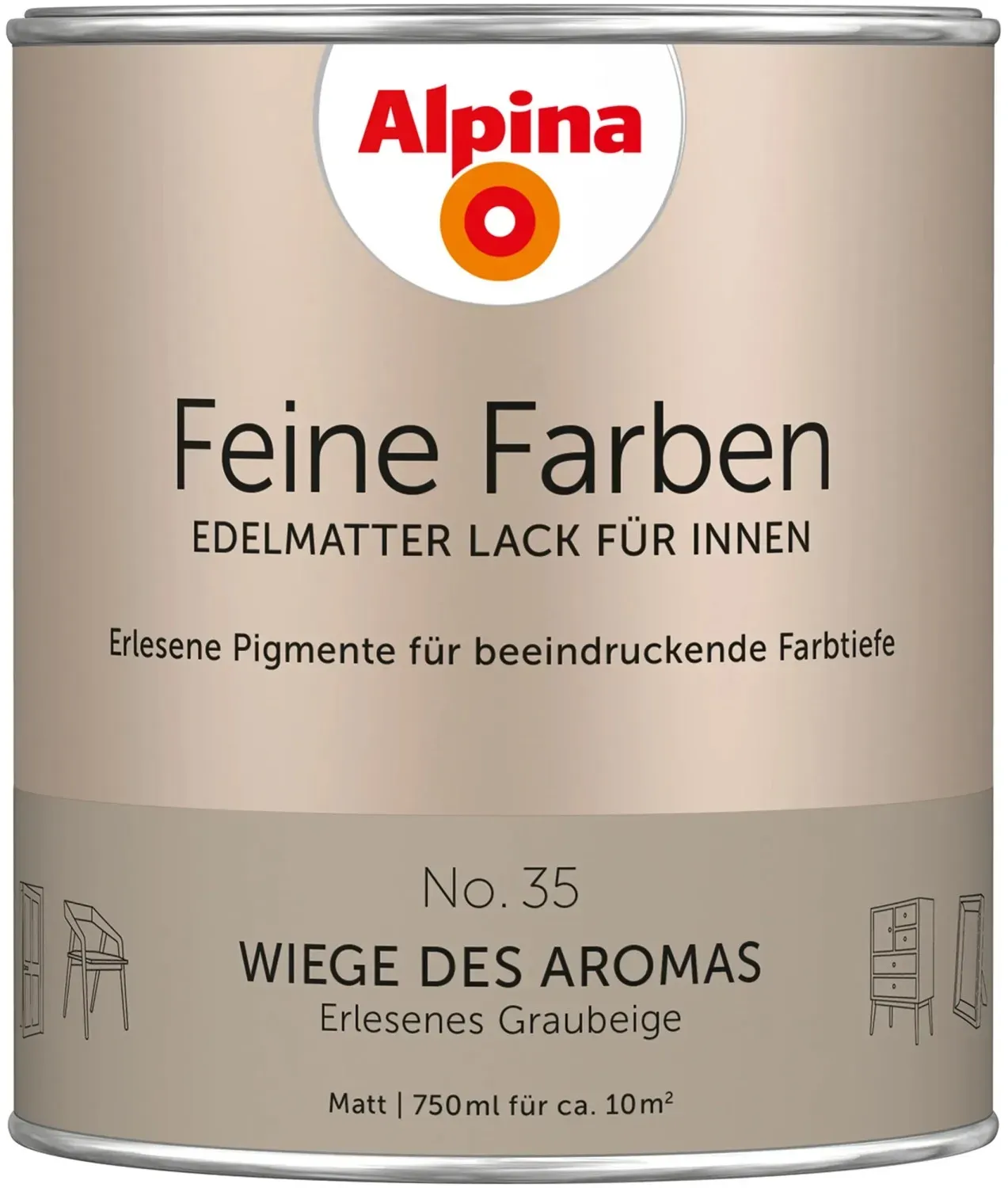 Feine Farben Lack 750 ml No. 35 wiege des aromas