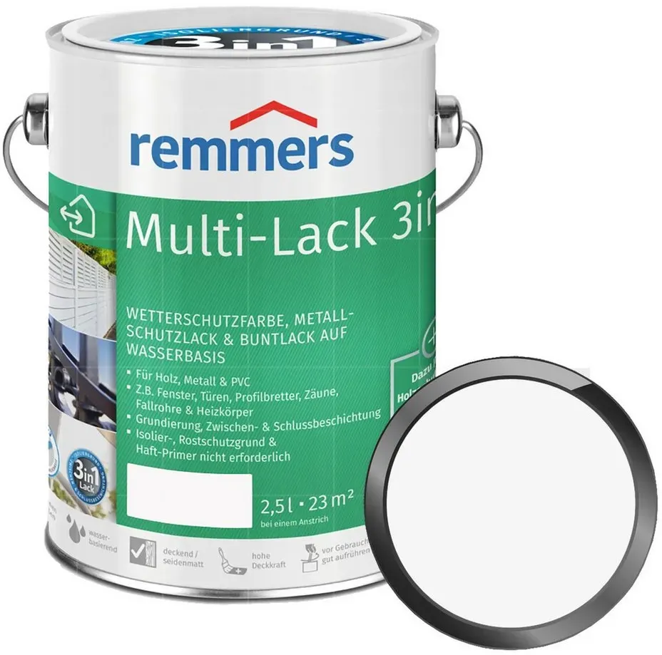 Multi-Lack 3in1 Weiß 2,5 l