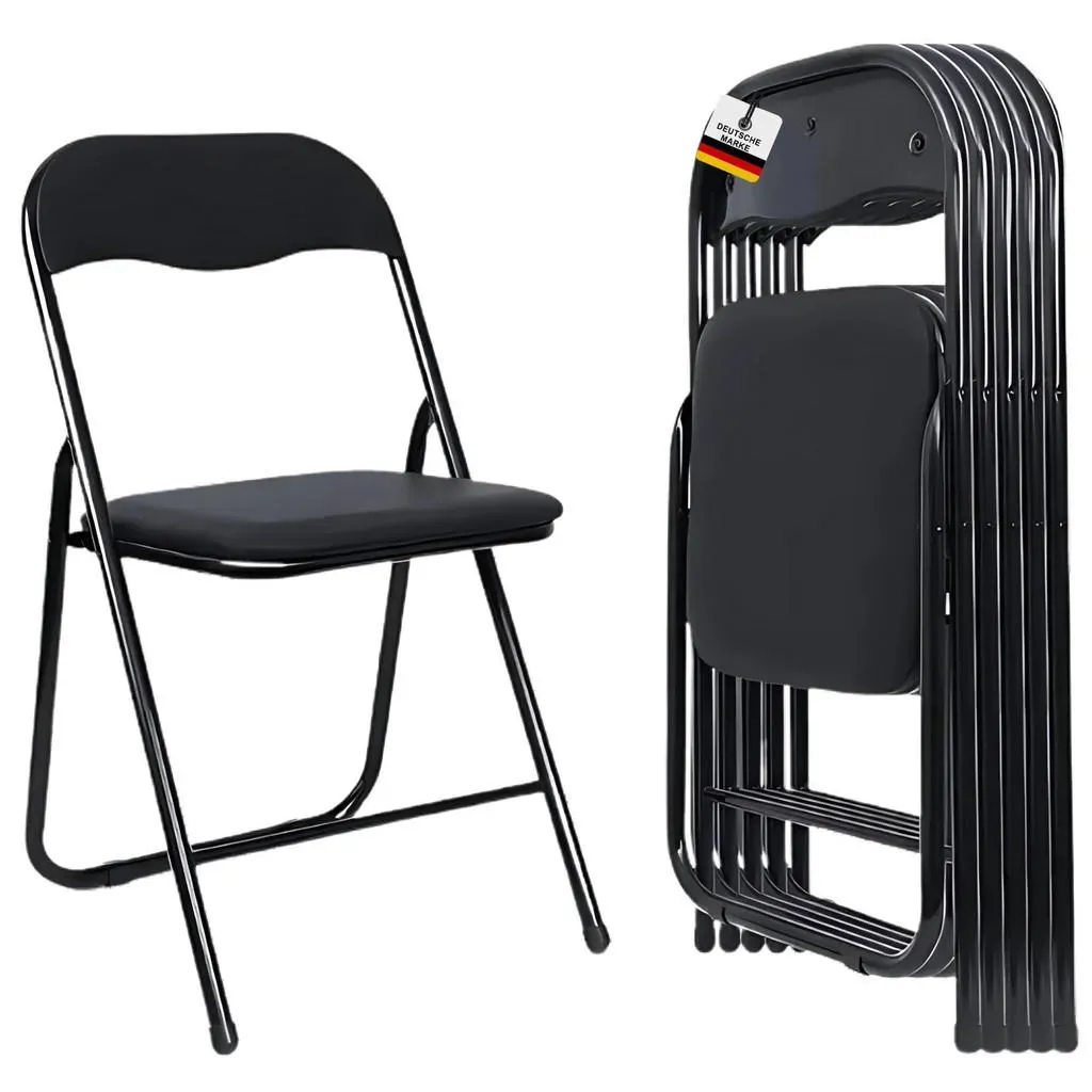Klappstuhl Schwarz