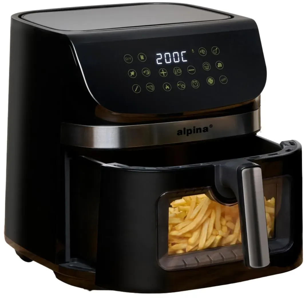Heißluftfritteuse Airfryer XXL 9L schwarz