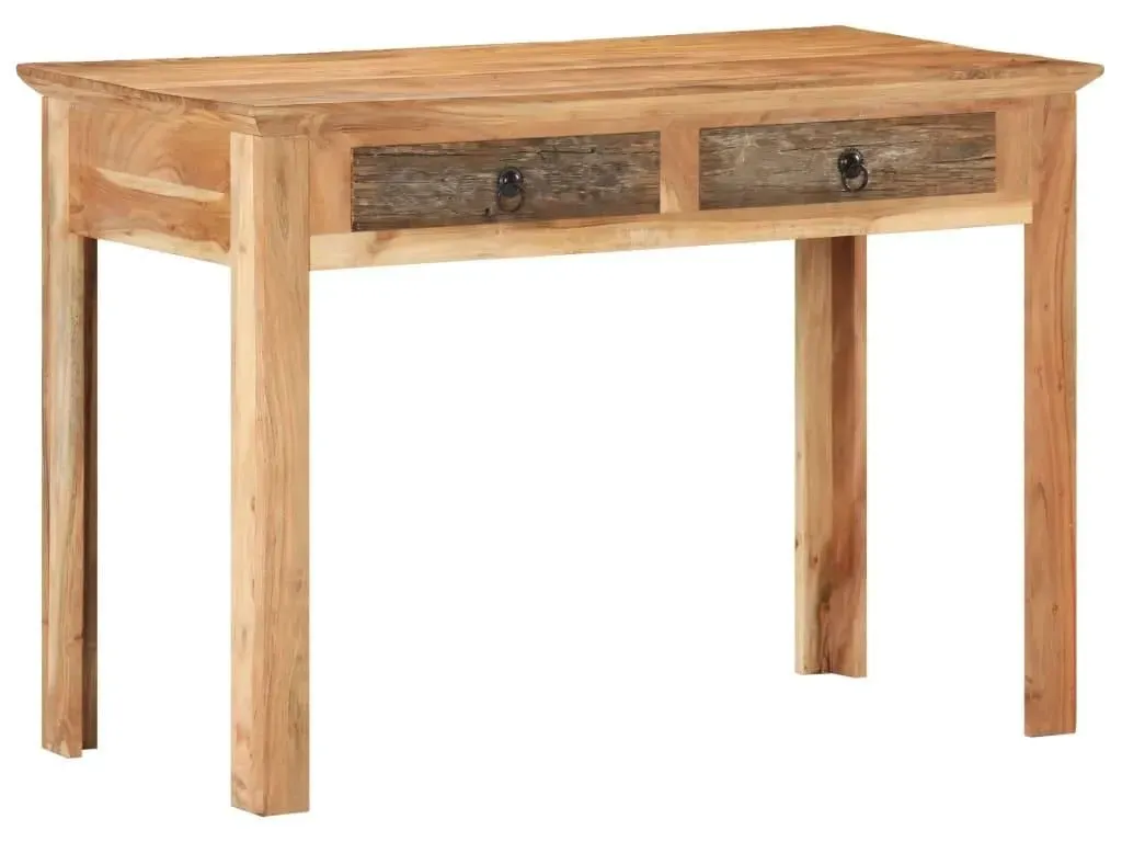 Schreibtisch 110x50x75 cm Recyceltes Massivholz Braun
