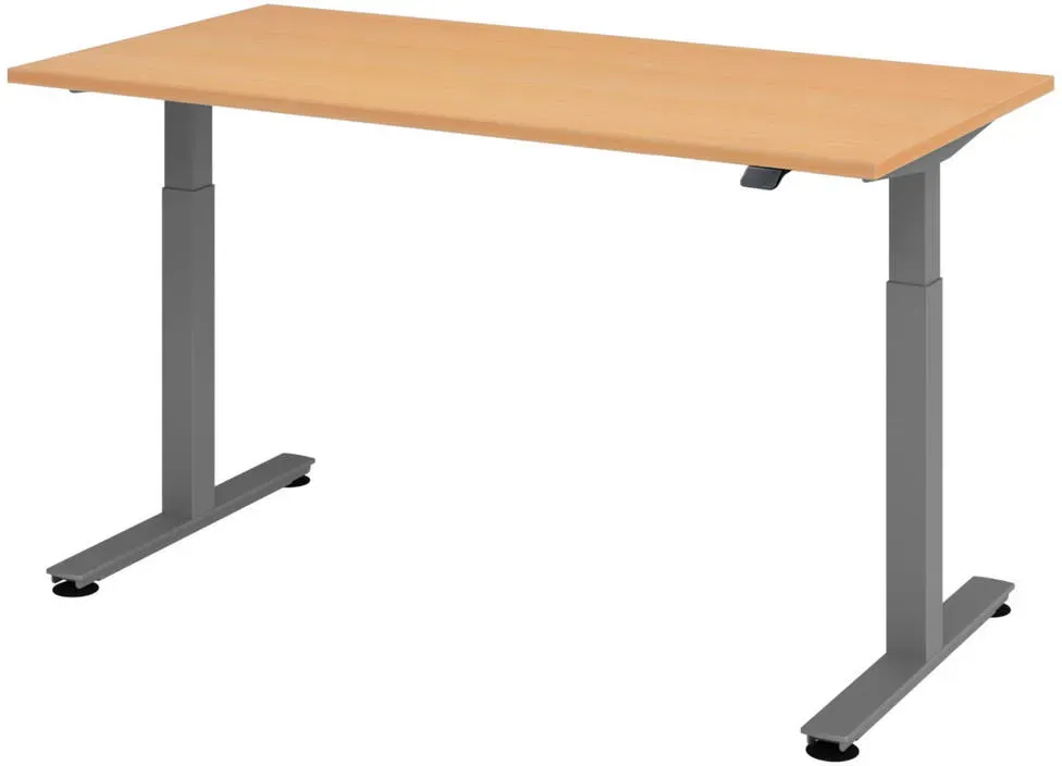 Büroschreibtisch Buche braun