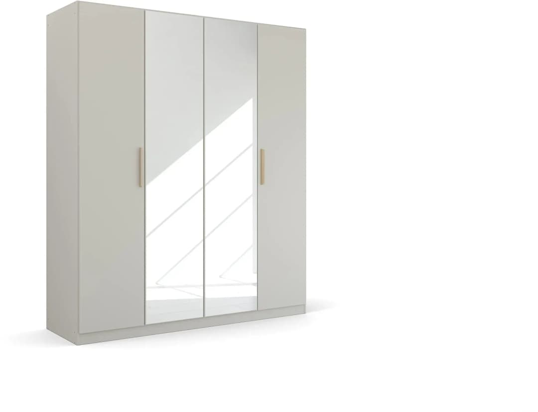Drehtürenschrank Skandi by Quadra Spin 181 x 210 x 54 cm Grau