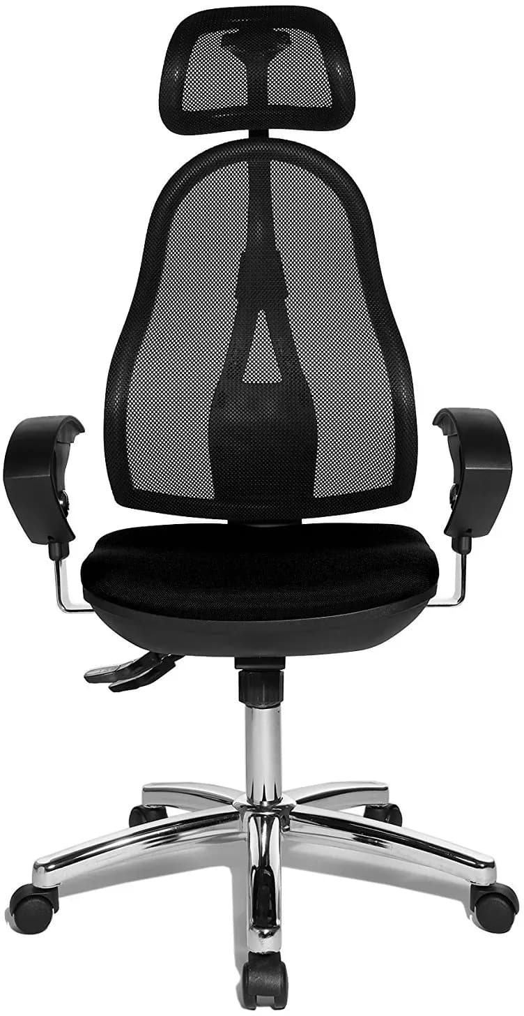 Open Point SY Deluxe mit Armlehnen und Kopfstütze schwarz