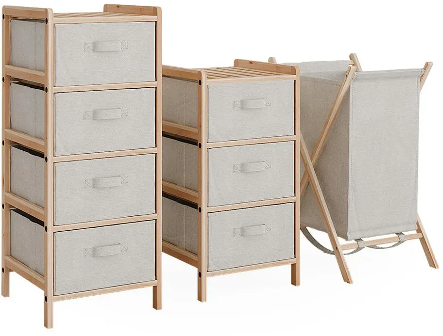 Bruno 3-tlg. Beige