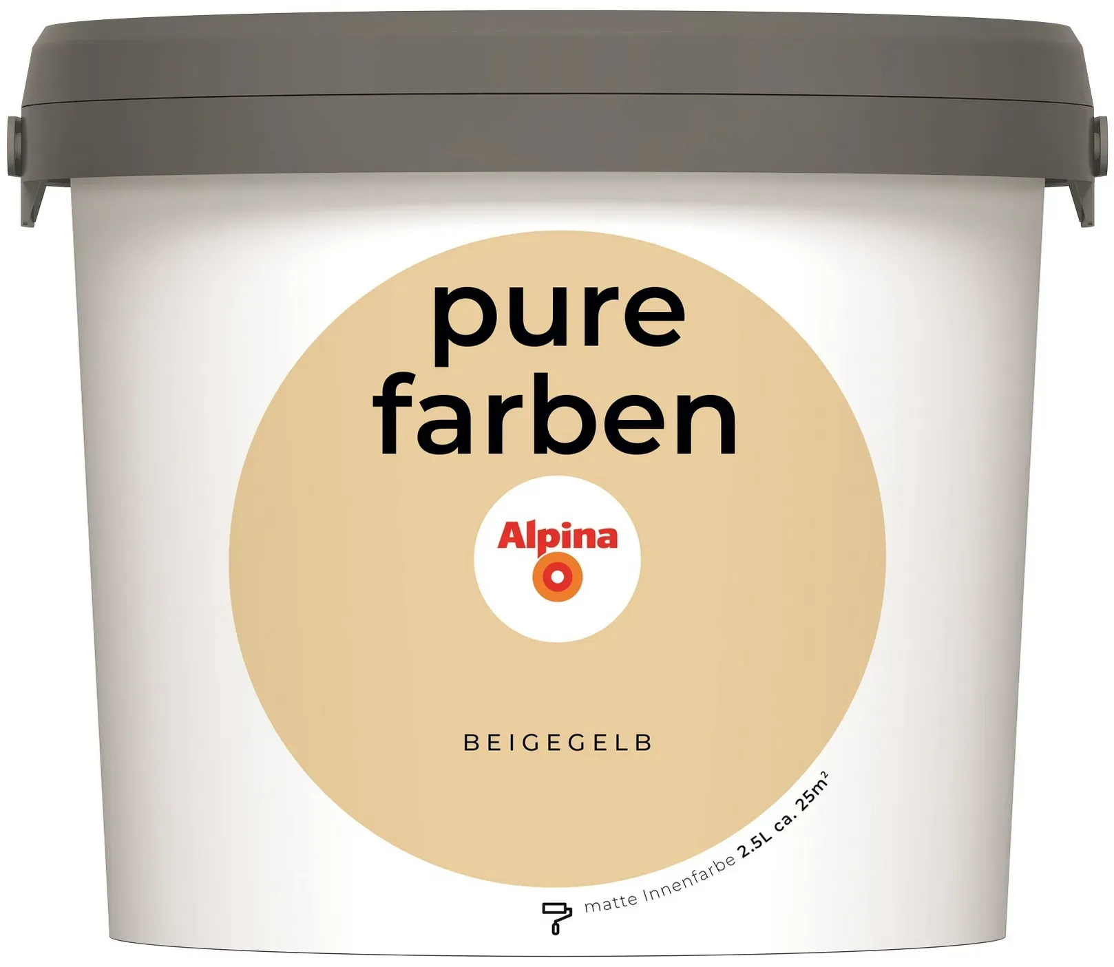 Wandfarbe Beigegelb 2,5 l