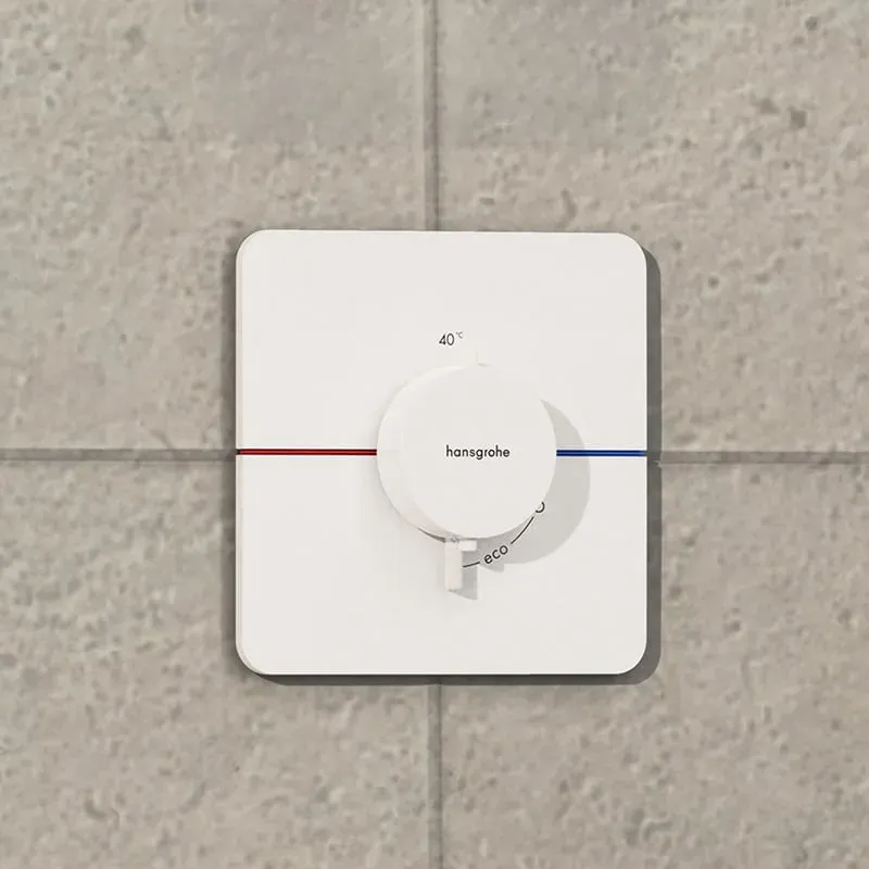 ShowerSelect Comfort Q Duschthermostat Unterputz für 1 Verbraucher Weiß Matt 15588700