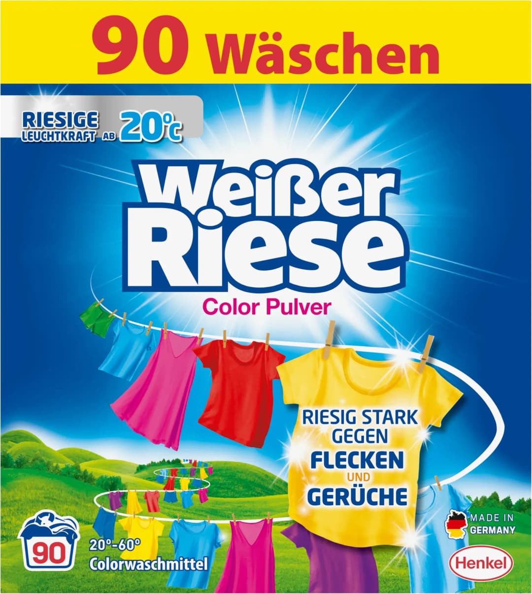 Colorwaschmittel Pulver 4,5 kg 90 WL