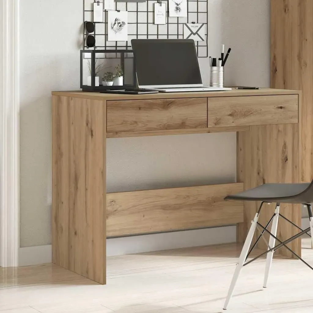 Schreibtisch Artisan-Eiche 101x50x76,5 cm Holzwerkstoff