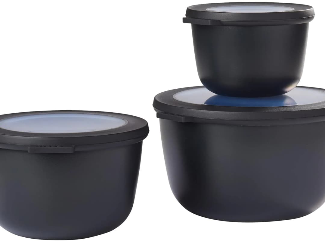 Cirqula rund schwarz 0,5 l, 1 l, 2 l 3-teilig