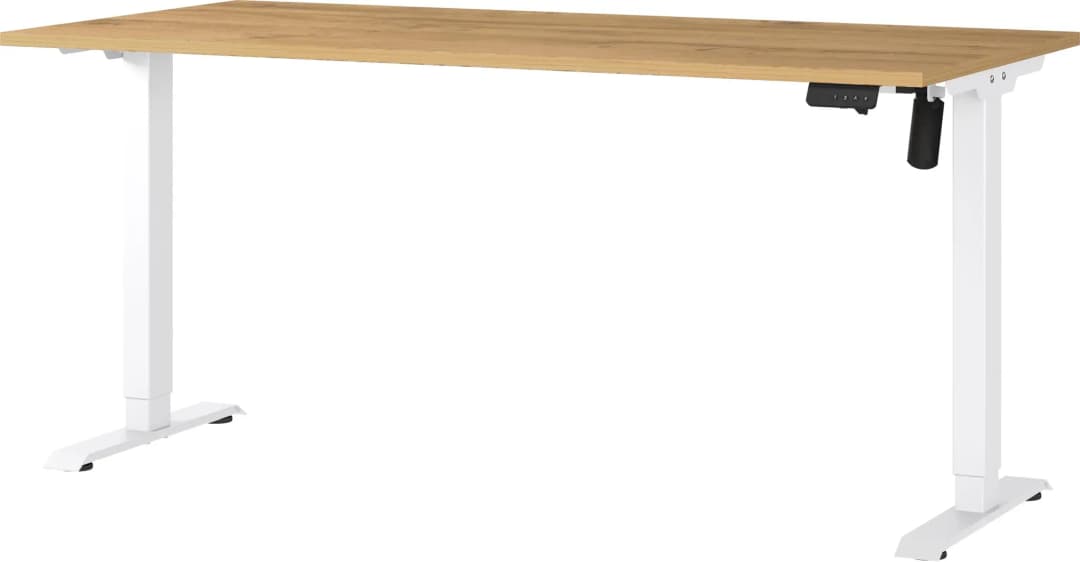 Schreibtisch Boras Eiche / Weiß
