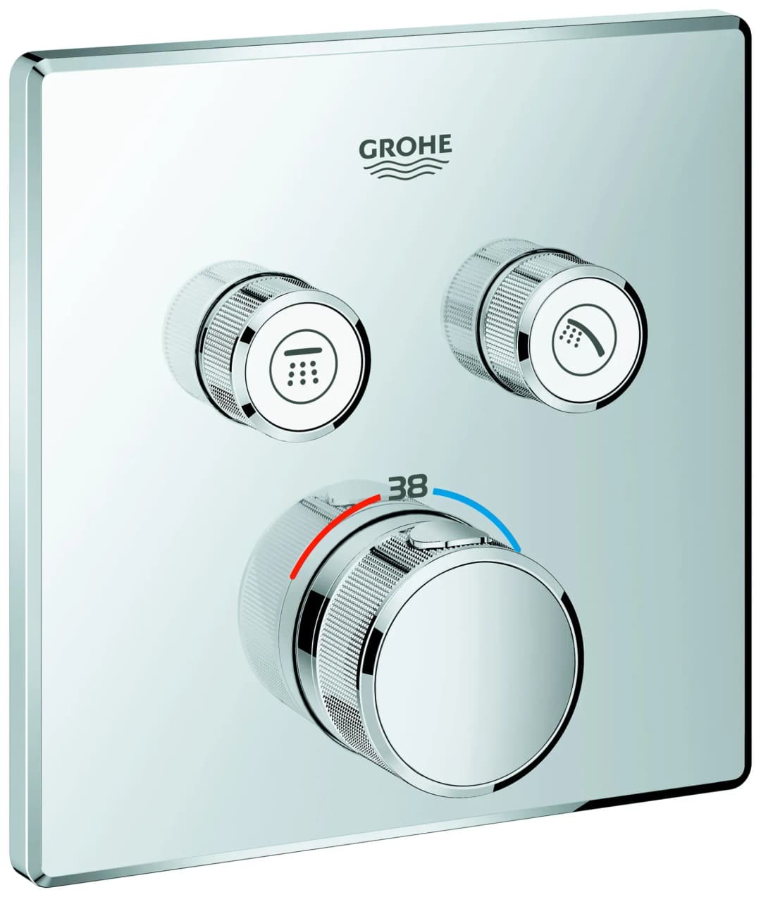 Grohtherm SmartControl Thermostat mit 2 Absperrventilen (29124000)
