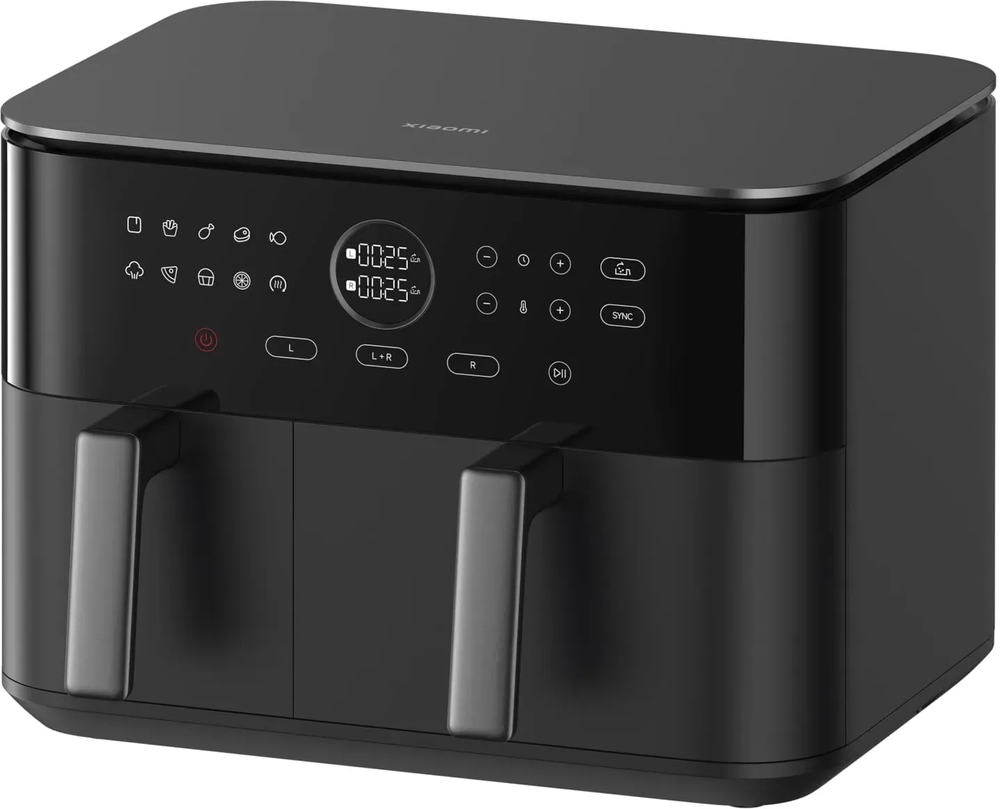 Dual Zone Air Fryer 10L schwarz