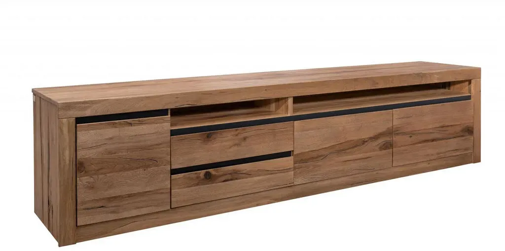 Montreux TV-Board 260x50x48 cm Tabacco Brown Massivholz