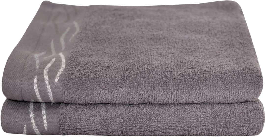 Wave Handtuchset 2-tlg. grau
