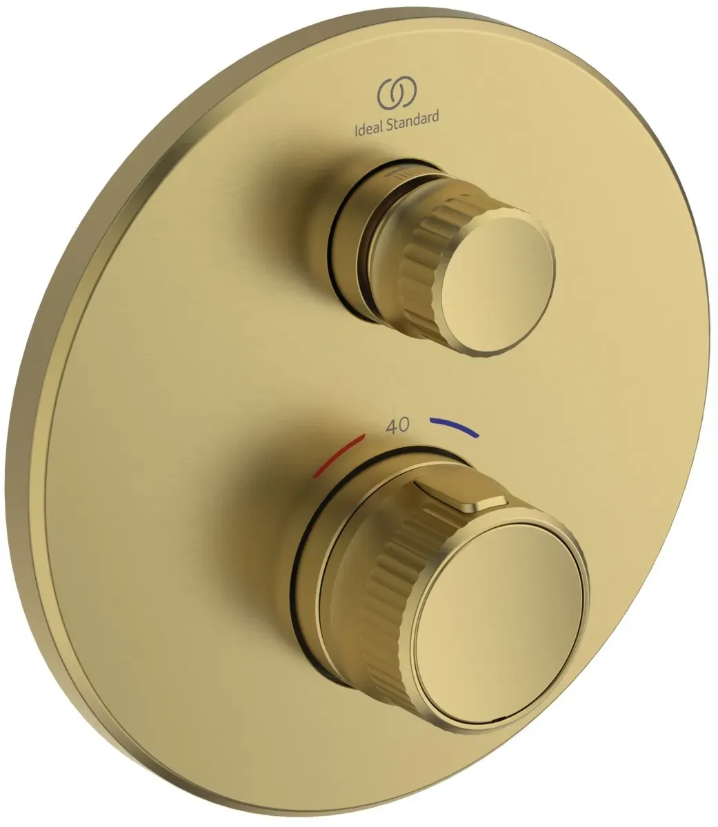 Ceratherm Navigo Duschthermostat rund für 1 Verbraucher gold A7295A2