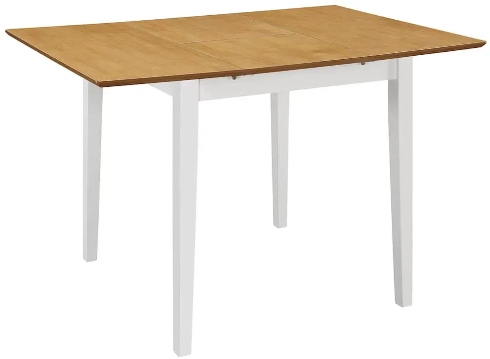 Esstisch Ausziehbar 80-120 x 74 x 74 cm weiß