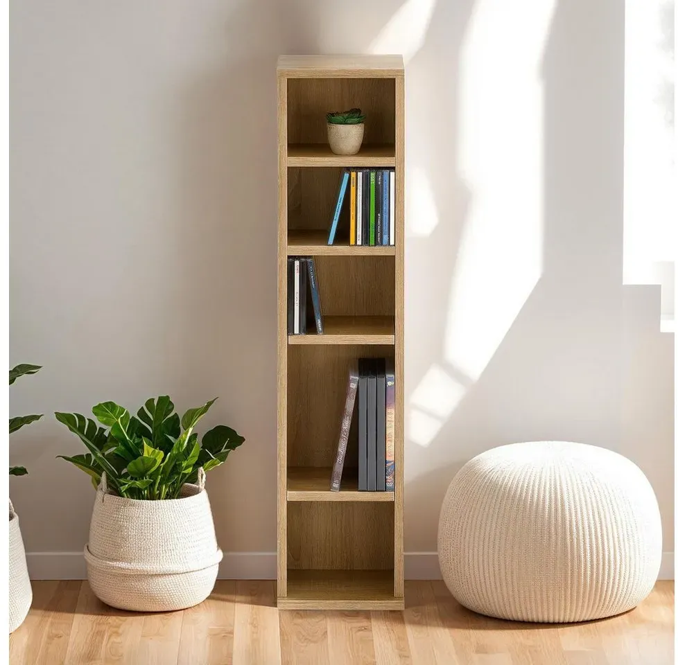 CD-Regal 21 x 88 x 20 cm Braun
