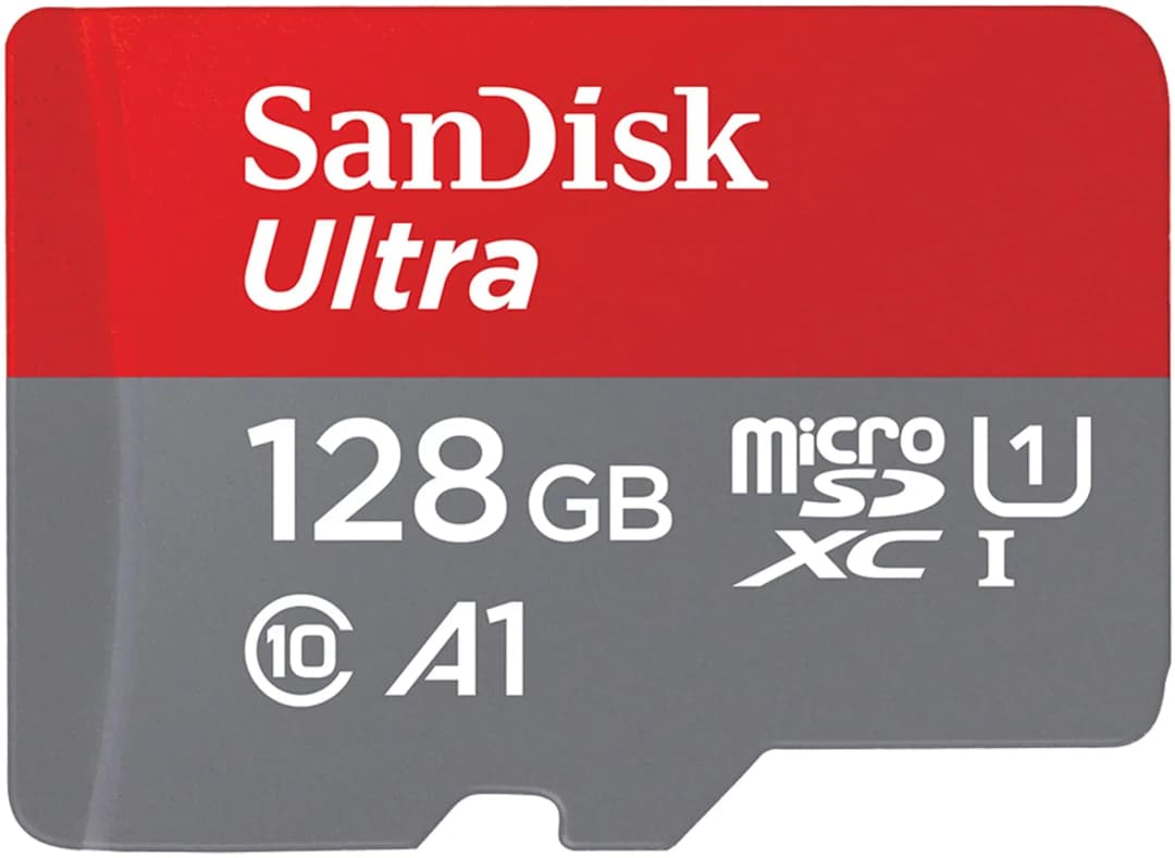 Ultra microSD UHS-I U1 A1 140 MB/s + SD Adapter 128 GB
