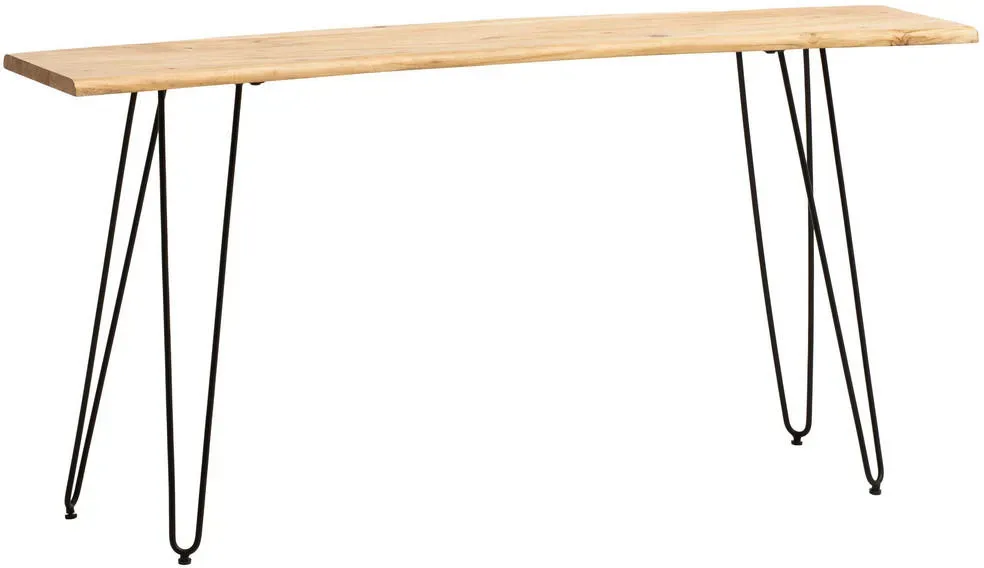 Schreibtisch Akazie massiv / Braun
