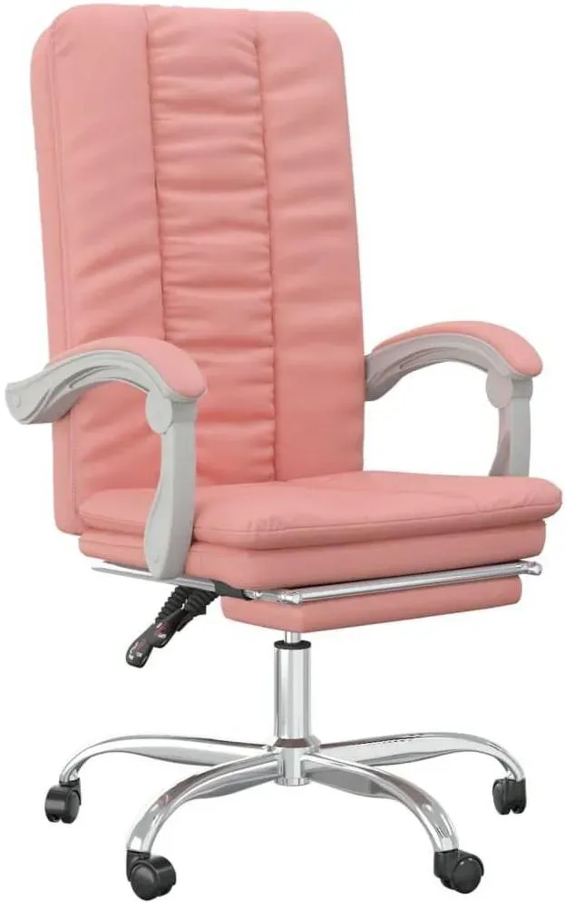 Bürostuhl Kunstleder Rosa
