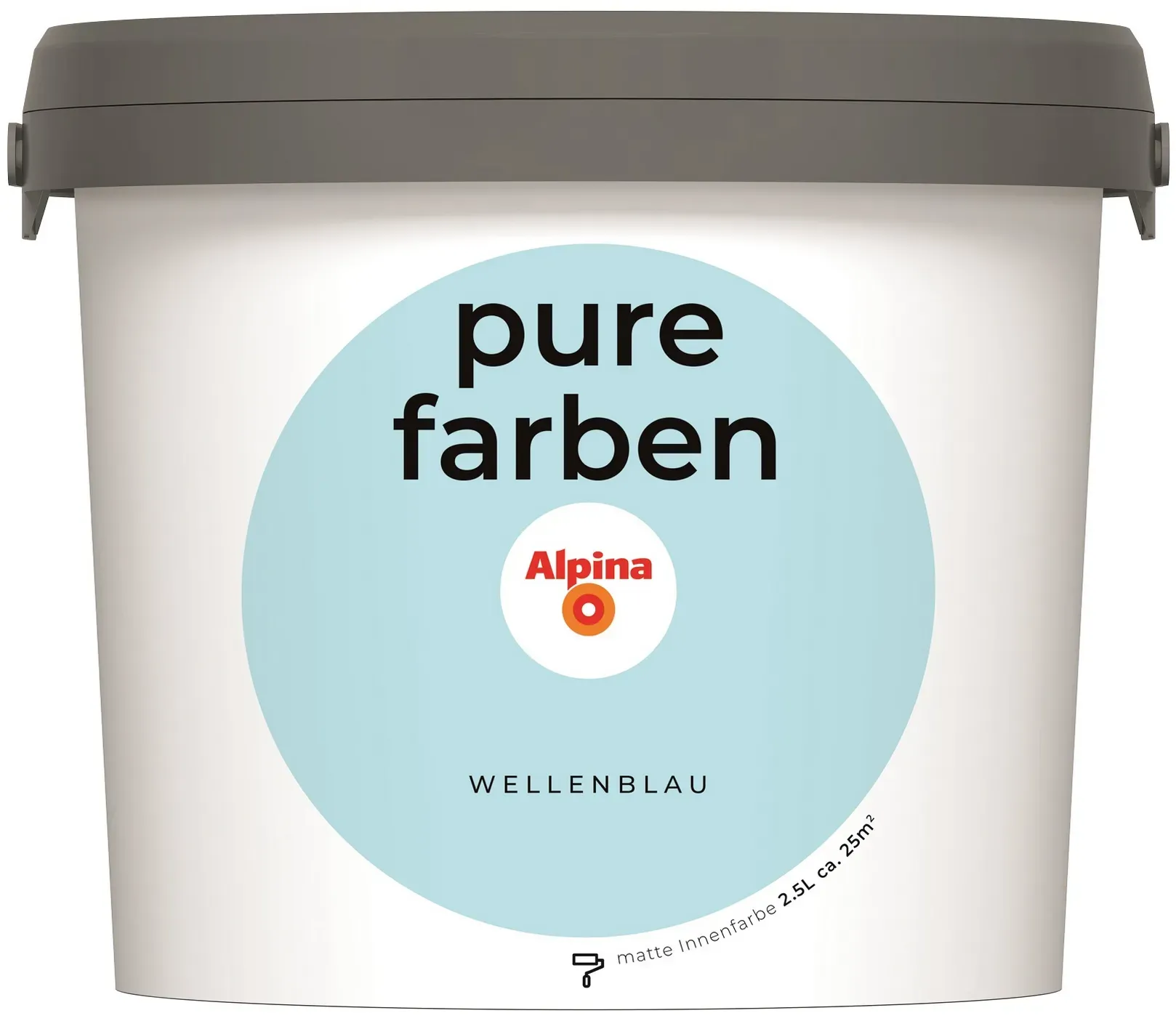 Wandfarbe Wellenblau 2,5 l