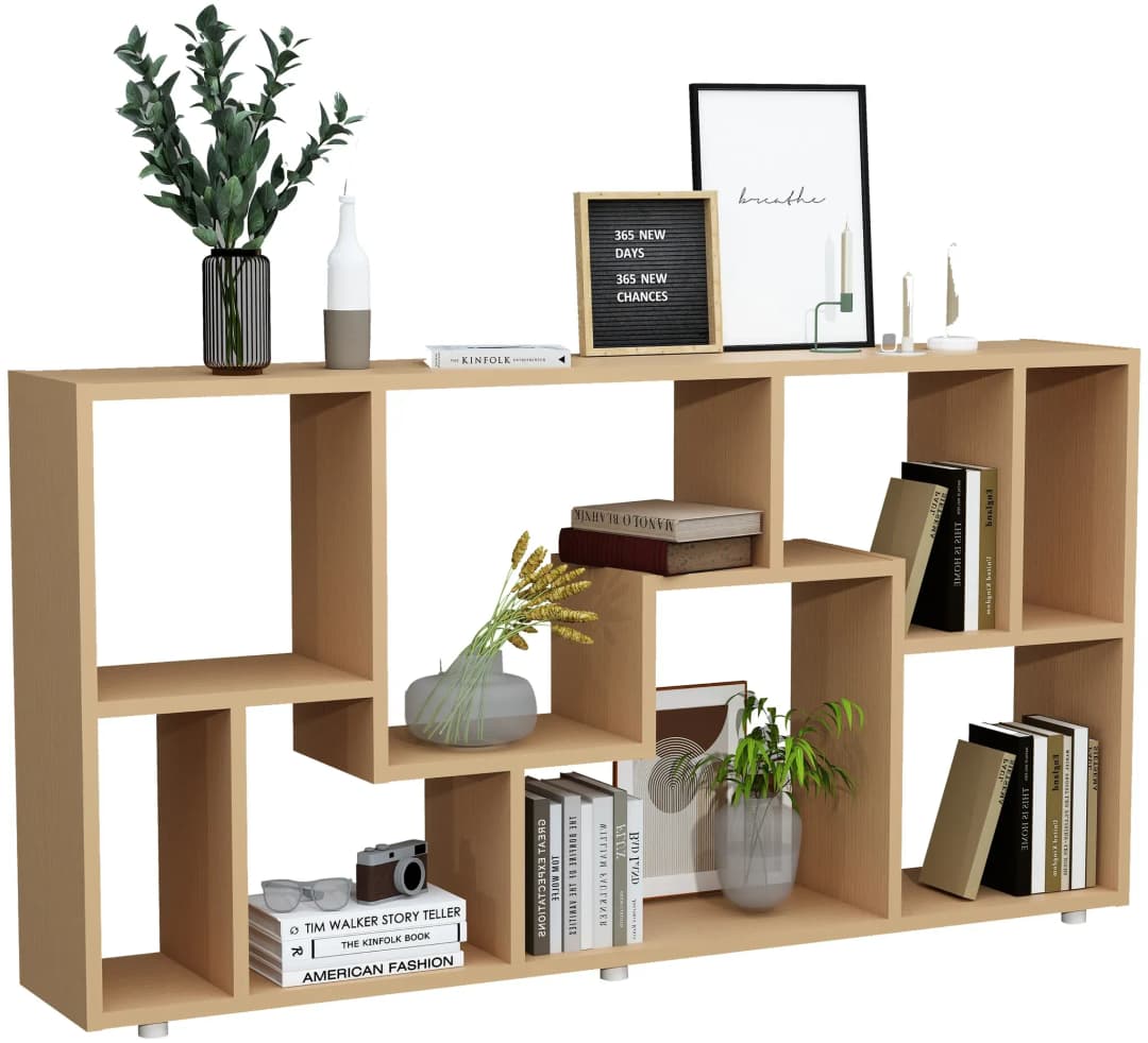 Bücherregal 40 x 30 x 180 cm Braun