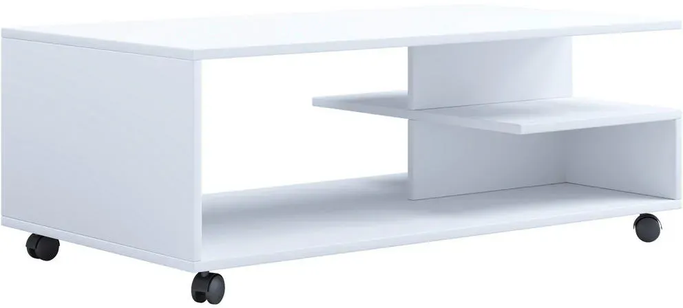 Stango XL Weiß Holz 40 x 50 x 100 cm