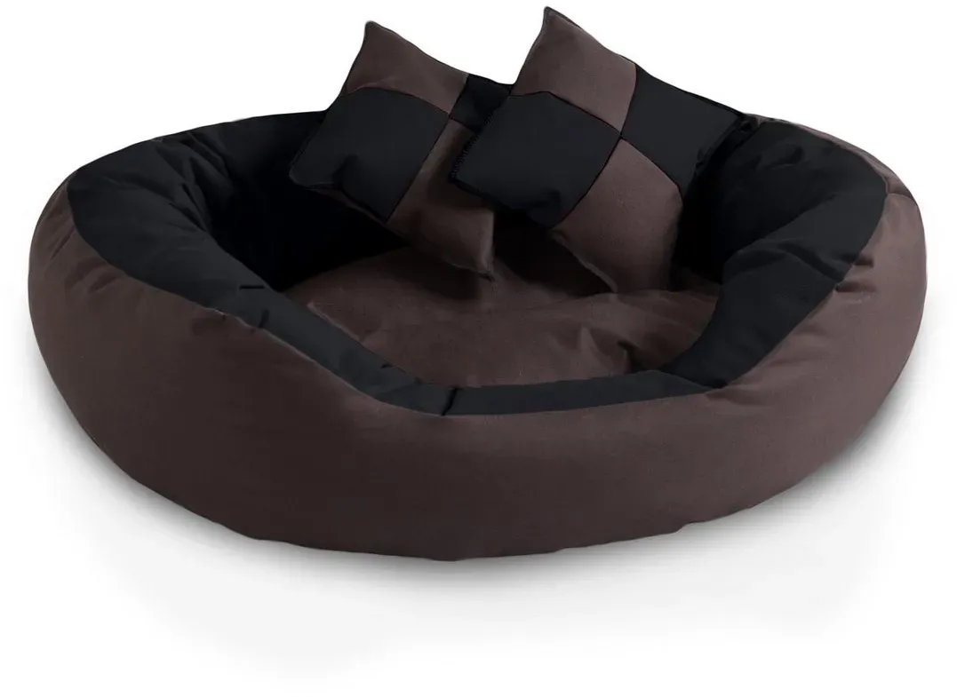 Hundekissen SABA L 65 x 50 cm braun-schwarz