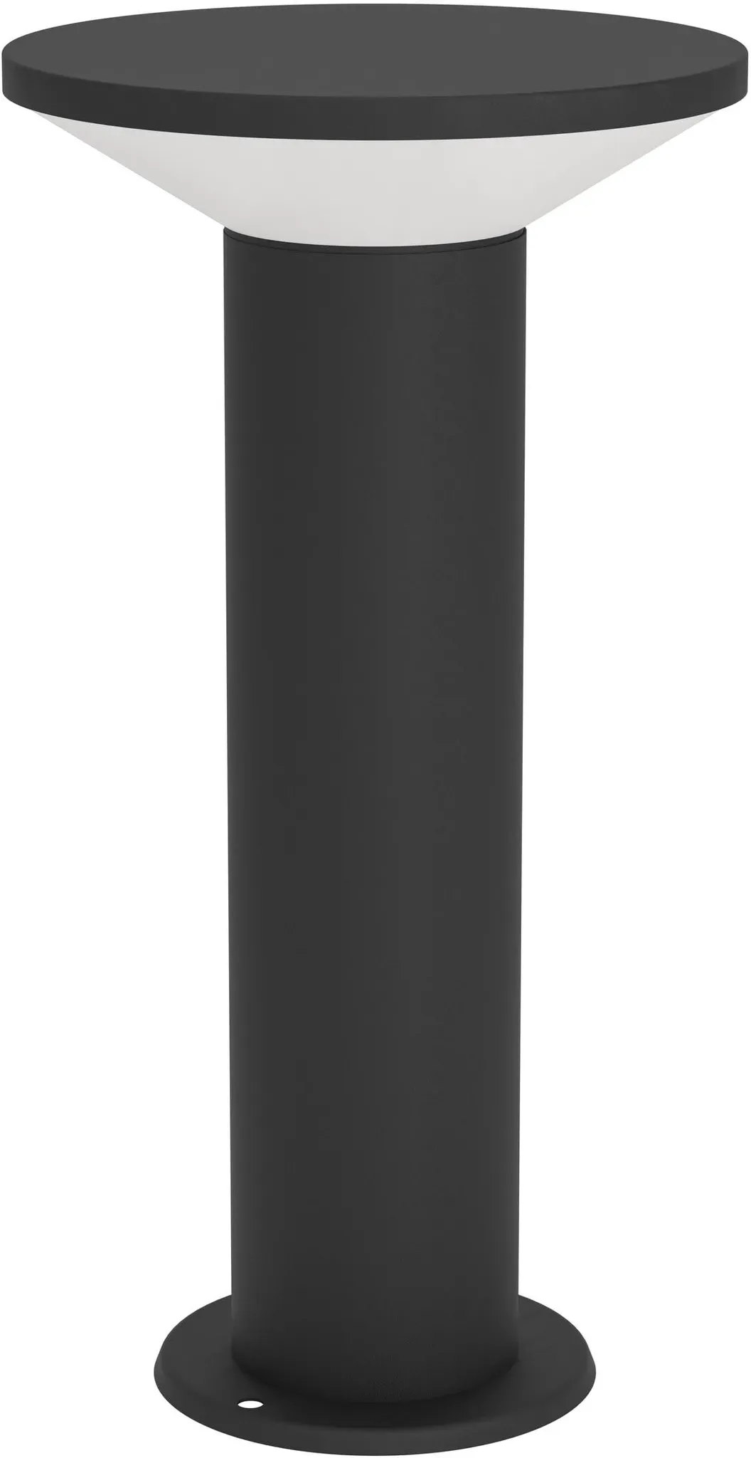 Außenleuchte Kunststoff/Metall/Stahl H35,0 x Ø18,5 cm 1x10W schwarz