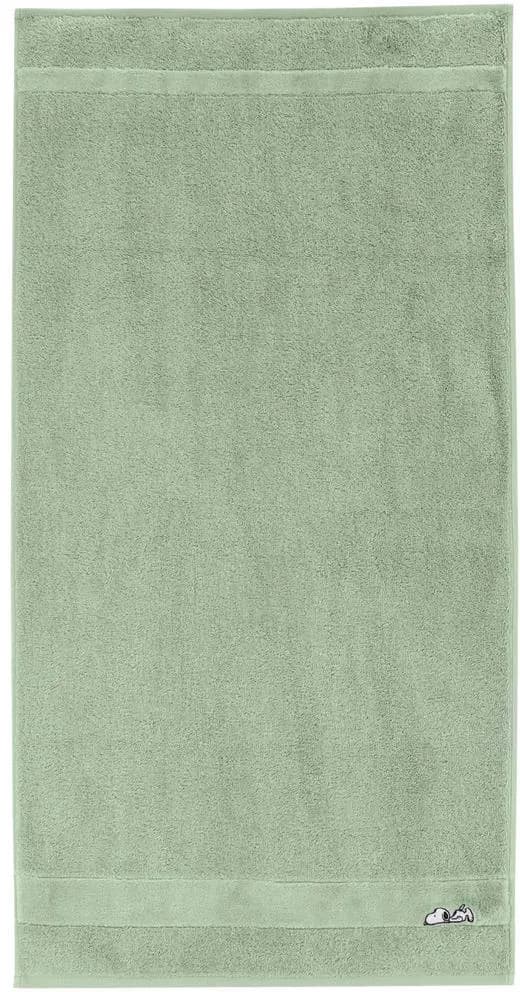 Sleepy Snoopy Handtuch 50 x 100 cm grün