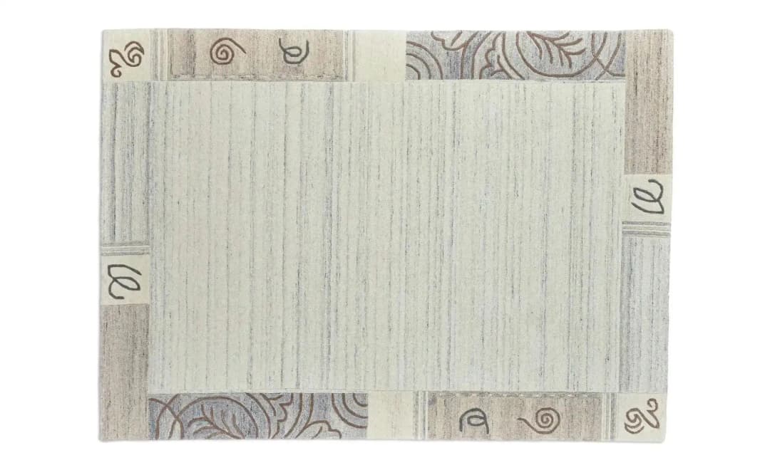 Royal Natur Wollteppich 120 x 180 cm Grau