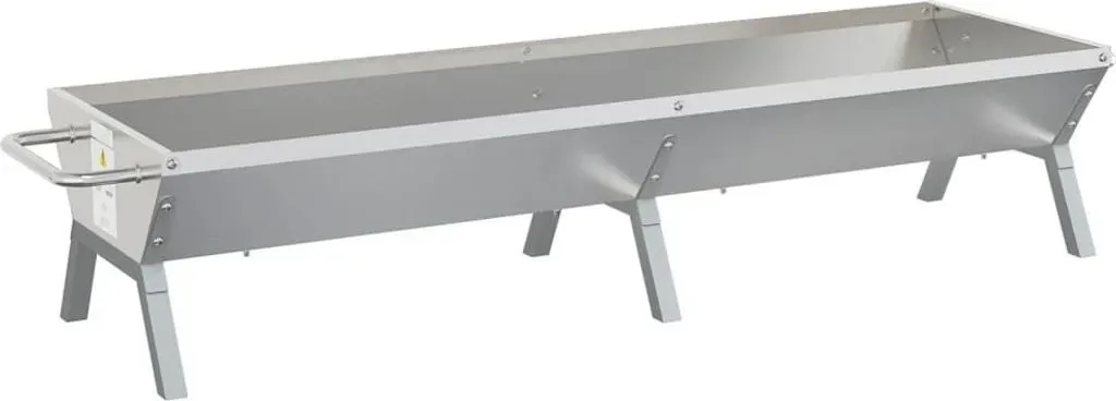 Grill Silbern 158x42x31 cm