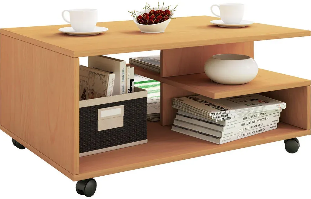 Couchtisch Stango Holz Buche 80 x 50 x 40 cm