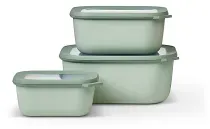 Cirqula rechteckig nordic sage 0,75 l 3-teilig