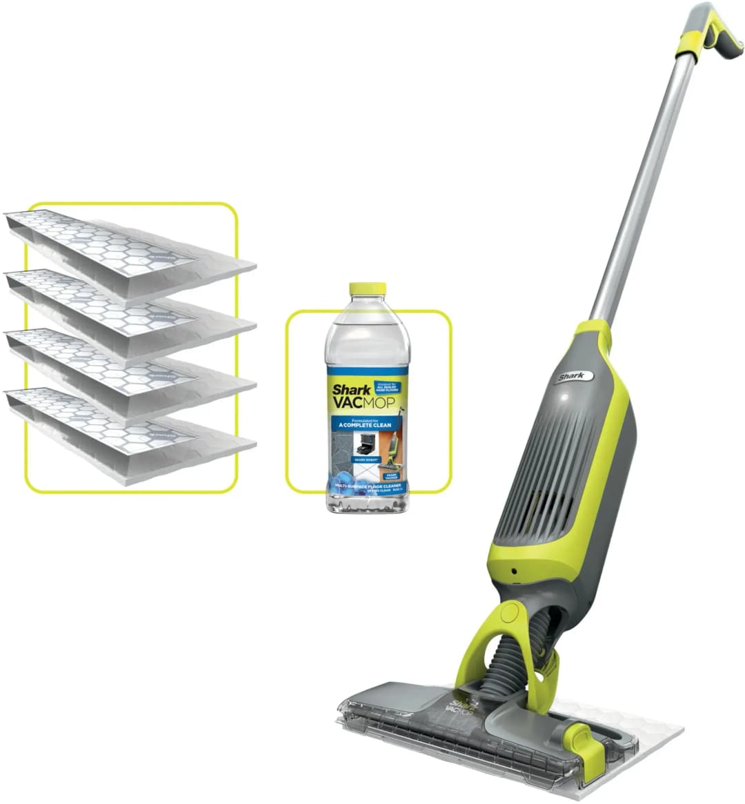 VacMop 2-in-1 kabelloser Staubsauger und Sprühmopp VM200EU Grau