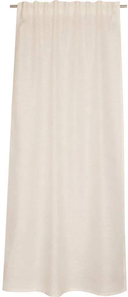 Meshwork Dekoschal verdeckte Schlaufen 130 x 250 cm creme