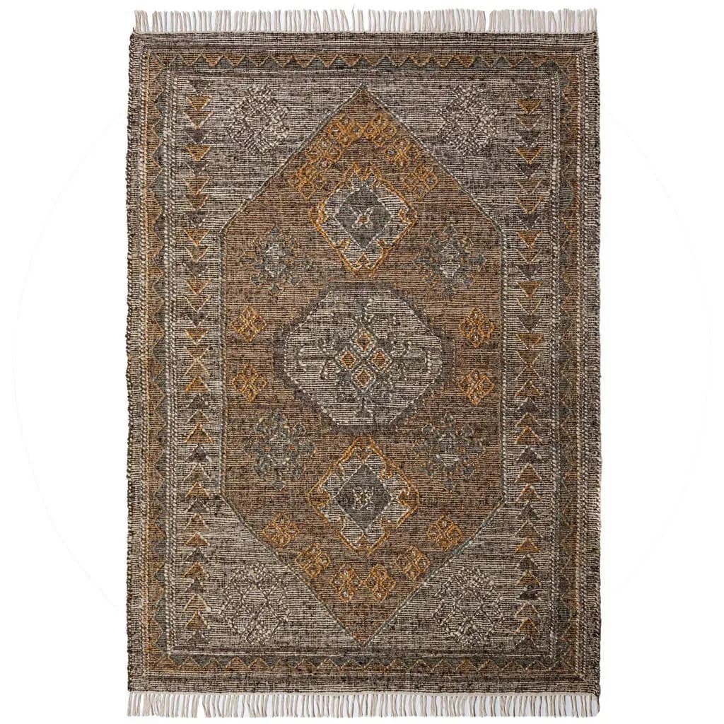 Juteteppich 160 x 230 cm Beige