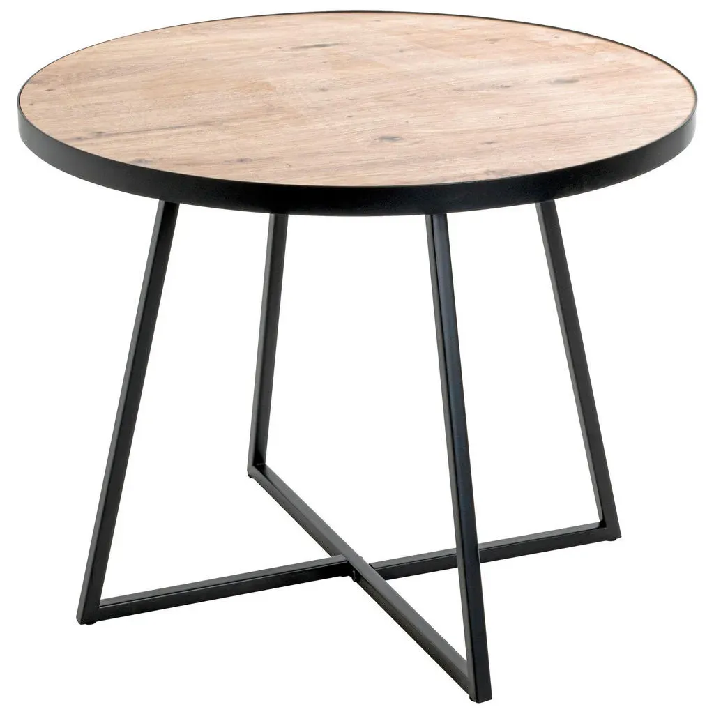 Beistelltisch Schwarz Eiche 60 x 48 cm
