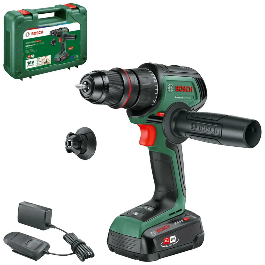 AdvancedDrill 18V-80 QuickSnap inkl. 1 x 2,5 Ah + Koffer