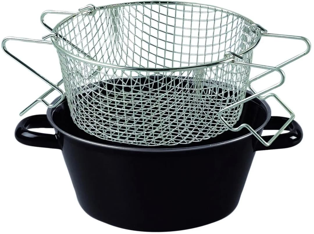 Schwarzemaille Pommes-Frites-Pfanne 20 cm