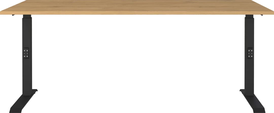 Schreibtisch Agenda Eiche / Schwarz