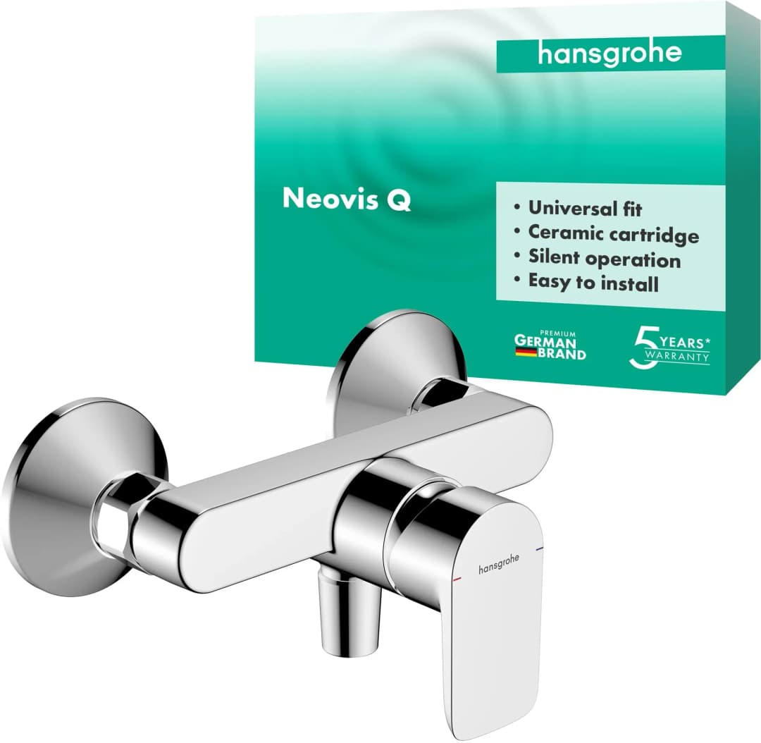 Neovis Q Duscharmatur Aufputz Einhandmischer für 1 Verbraucher Chrom 71681000