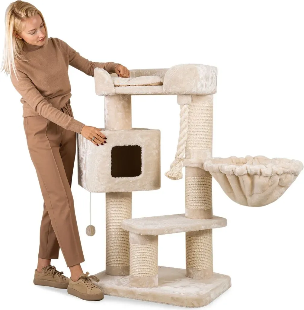 Kratzbaum 118 cm Creme